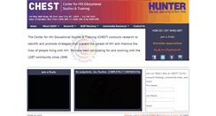 Desktop Screenshot of chestnyc.org